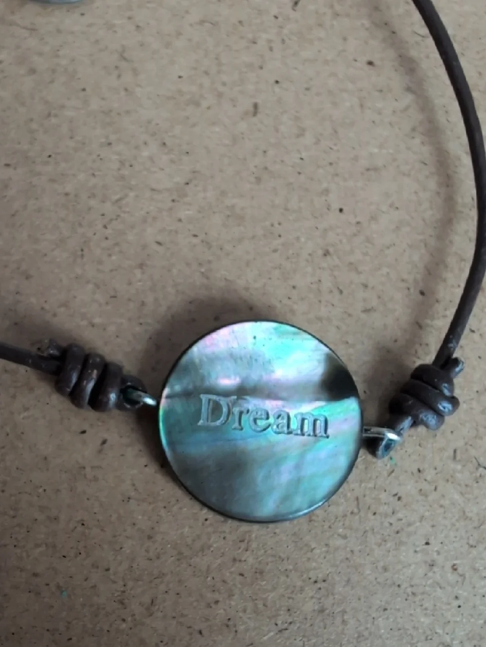 American Eagle Outfitters Love Heart & Dream Disc Bracelet Set